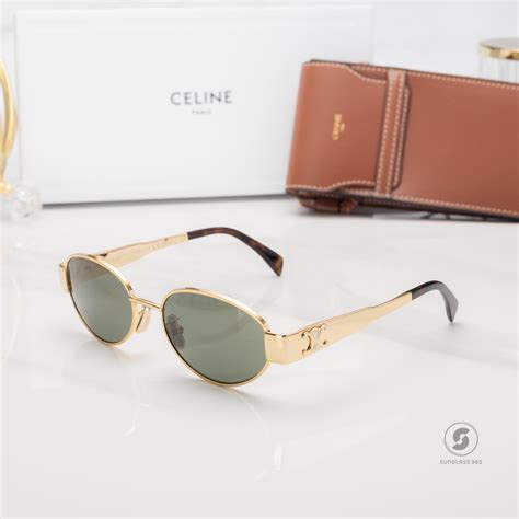 triomphe round metal sunglasses celine|CELINE Triomphe Metal Round Sunglasses, 54mm.